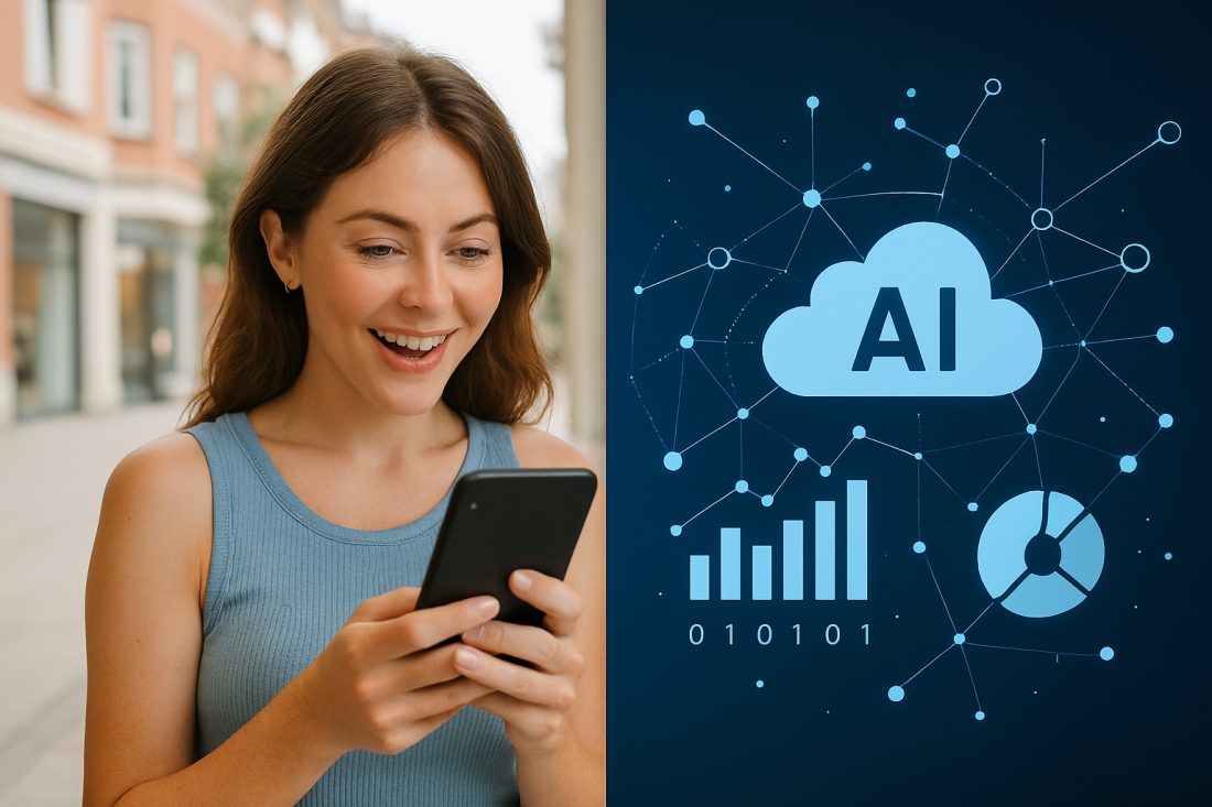 de interactie tussen een consument en data in een cdp